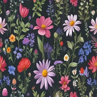 wildflowers transparent background