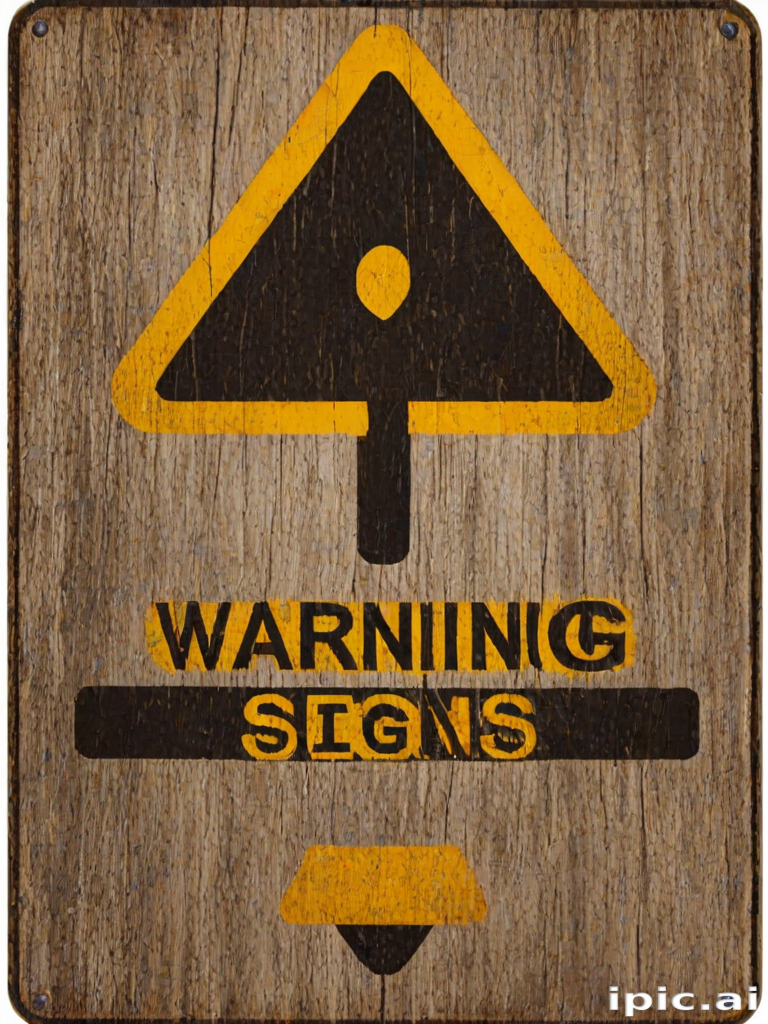 Warning Signs: Important Cautionary Messages for Safety and Awareness