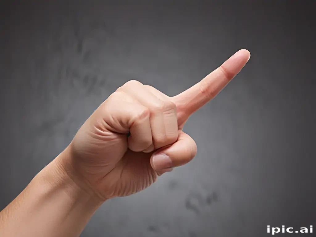 finger pointing at you