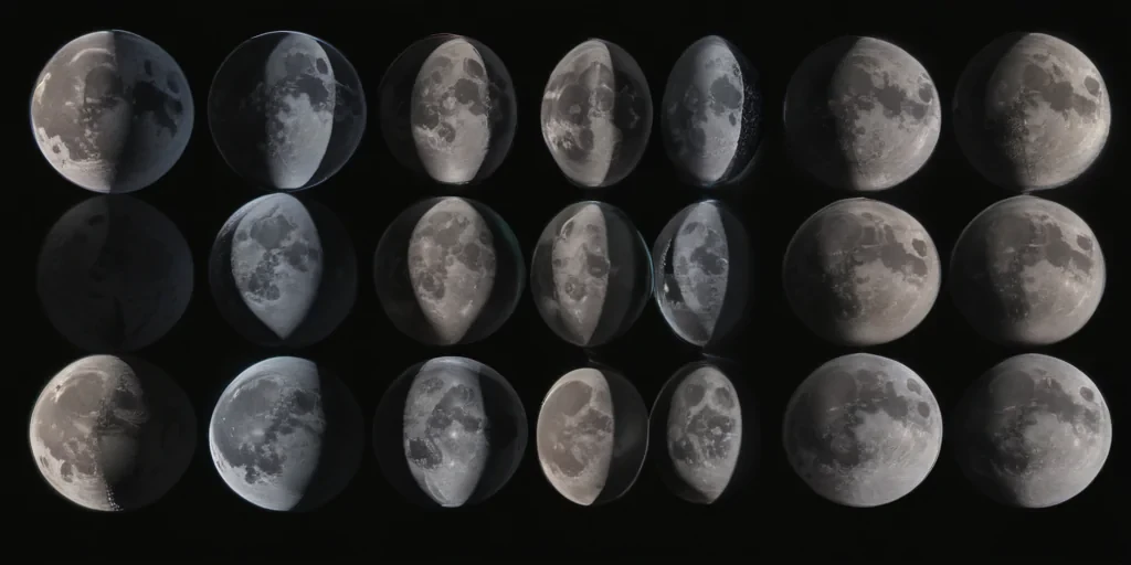 moon phases png