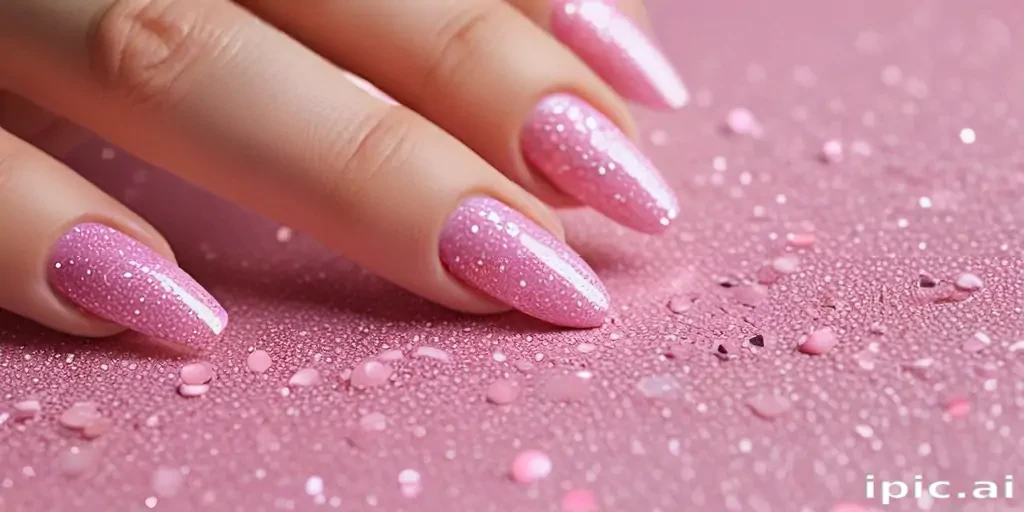 pink glitter aesthetic