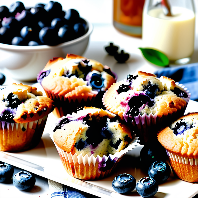 recipe for blueberry muffins with buttermilk