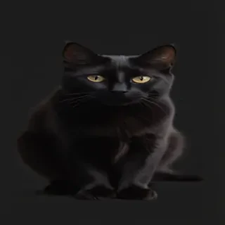 black cat png