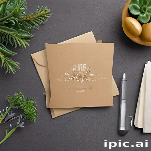 greeting card mockup