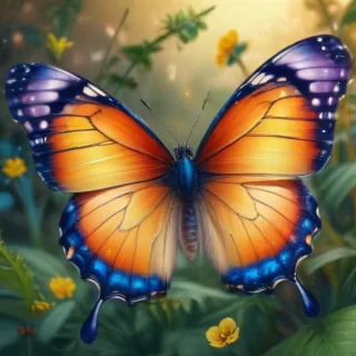 drawing pic of butterfly