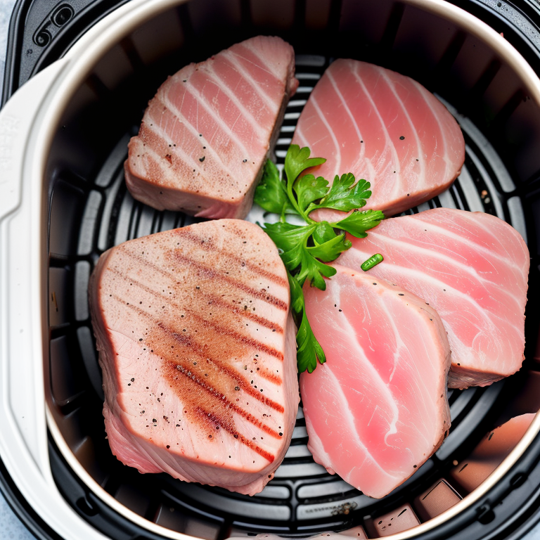 frozen tuna steak in air fryer