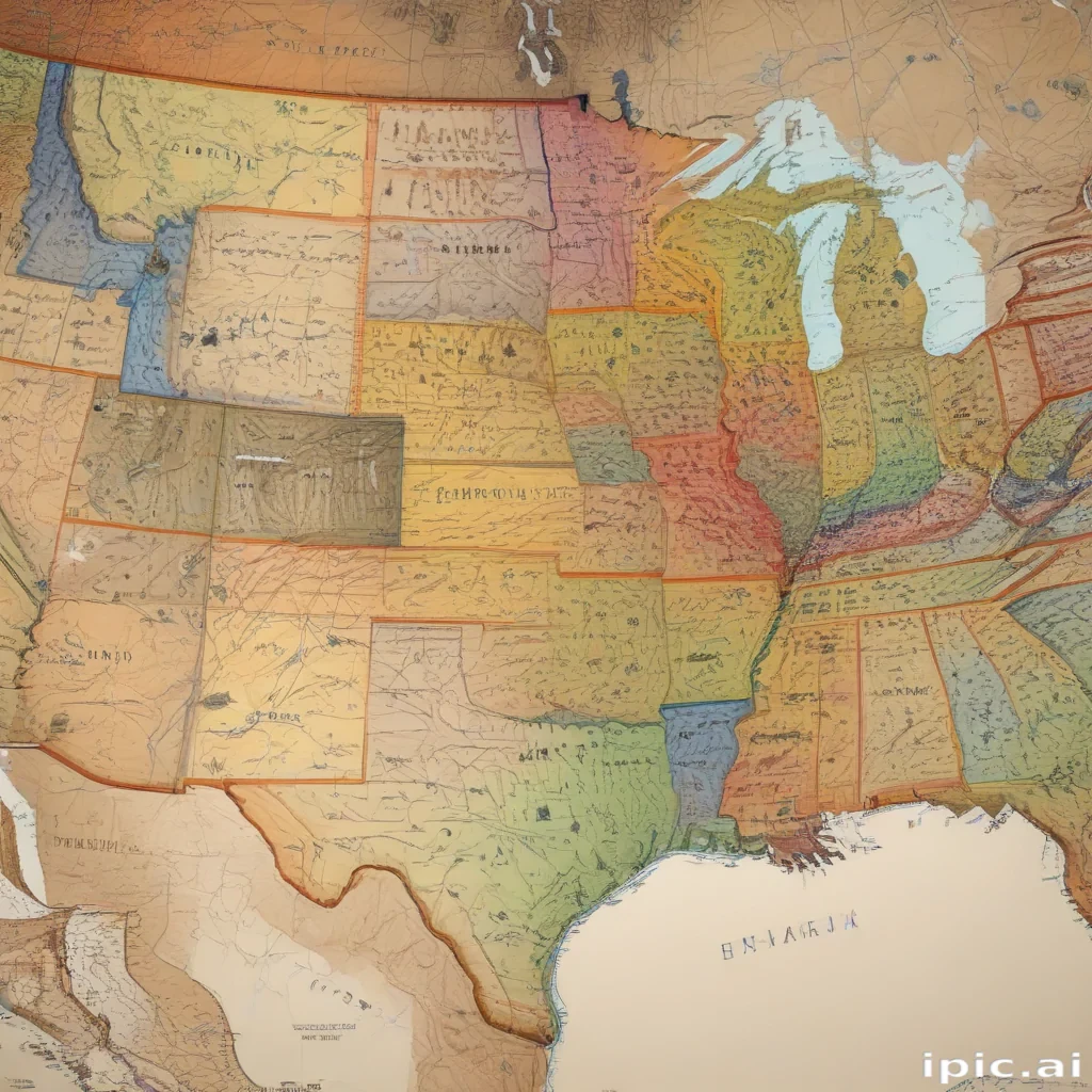 united states of america map