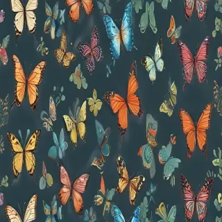 butterfly wall paper