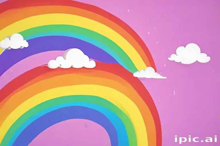 cute rainbow background