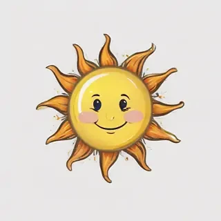 sun cartoon png