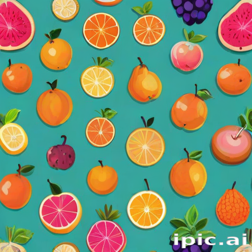 aesthetic fruit background