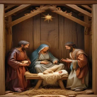 images of the manger scene