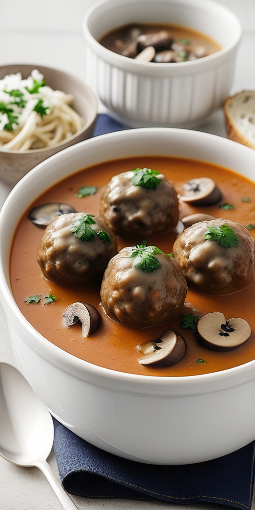porcupine meatballs with mushroom soup