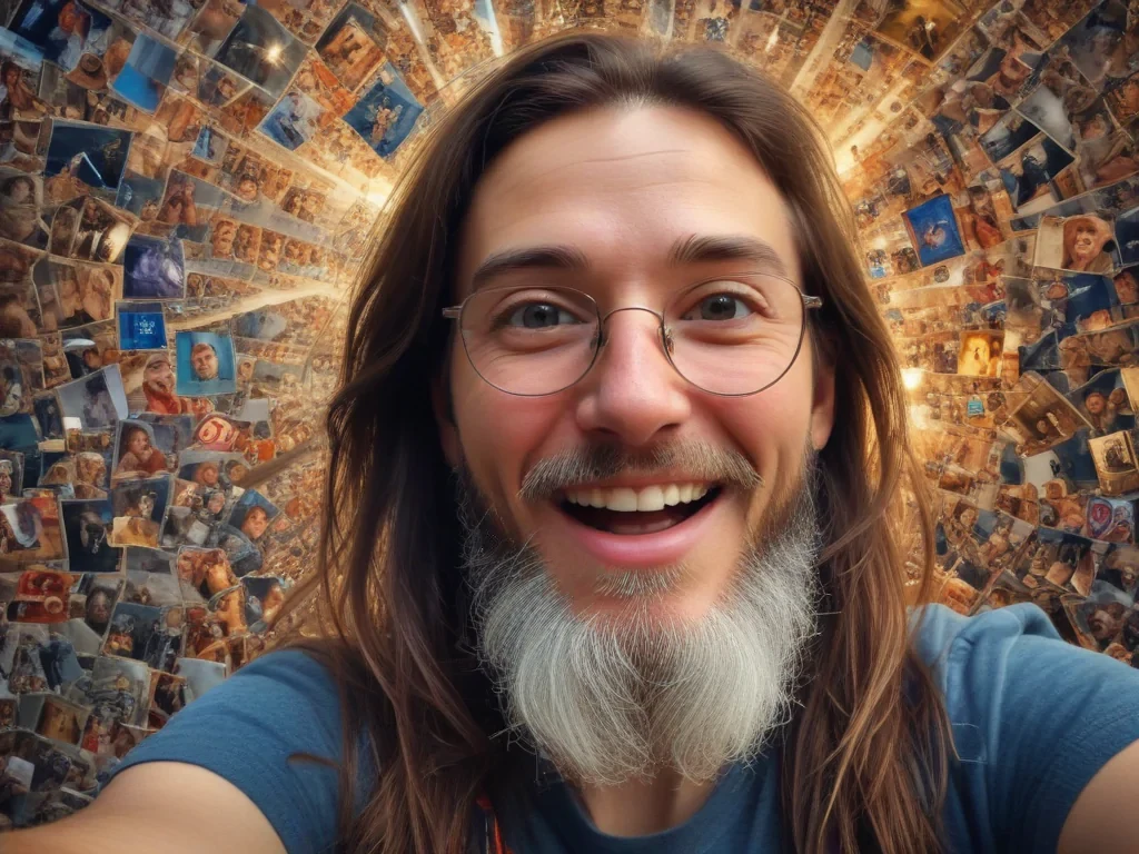 selfie background