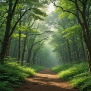 green forest aesthetic