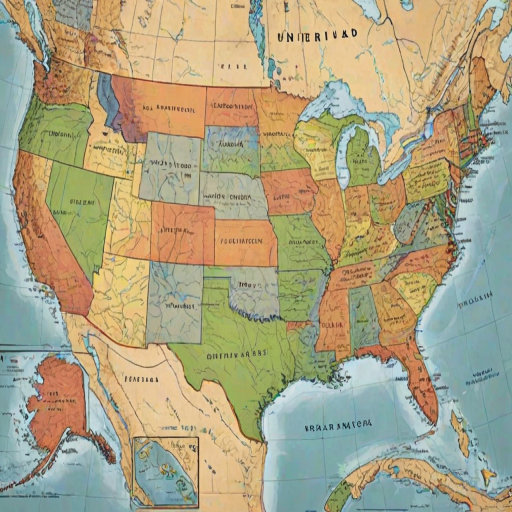 united states map