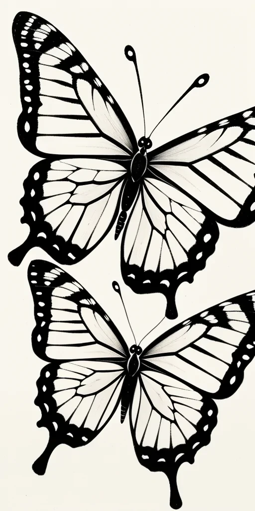 butterfly drawign