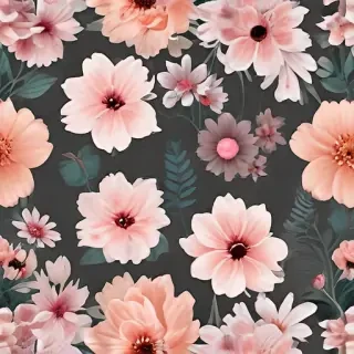 aesthetic flowers transparent
