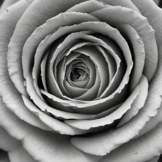 black and white rose background