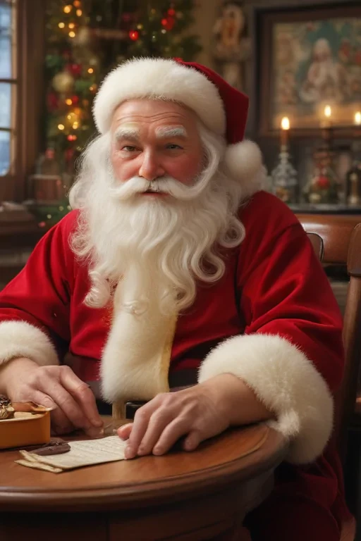images of vintage santa