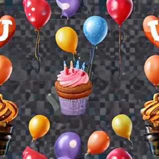 happy birthday transparent background