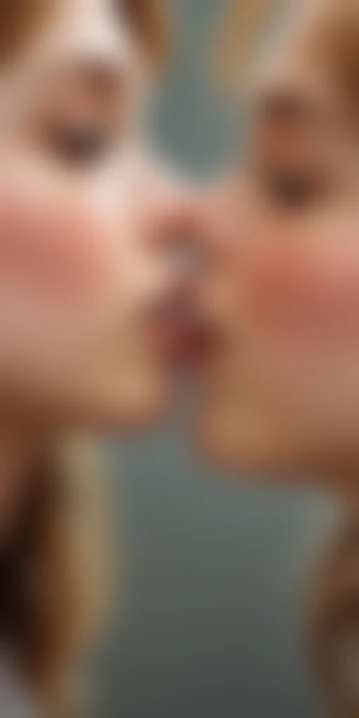 2 girls kissing