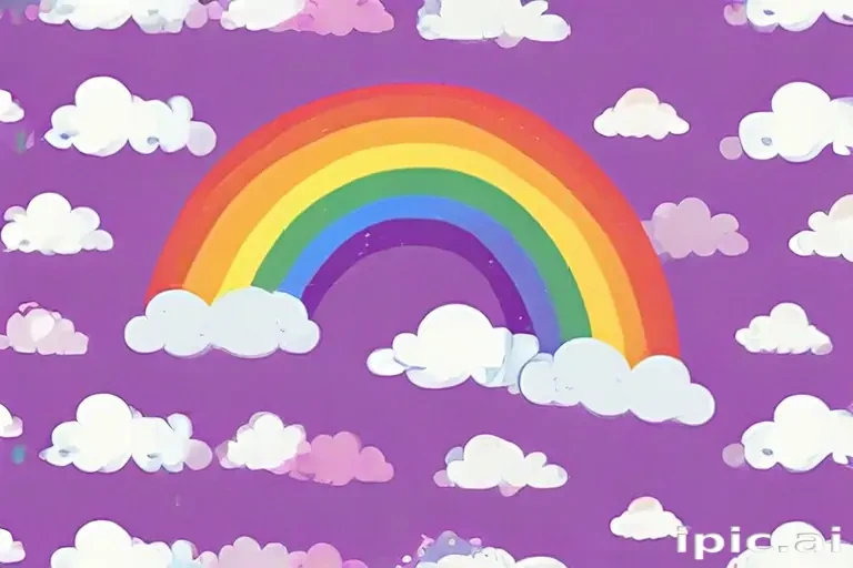 cute rainbow backgrounds