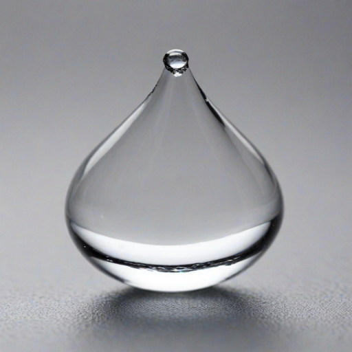 transparent water drop