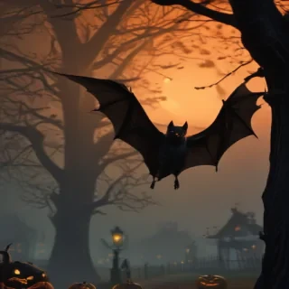 halloween bats images