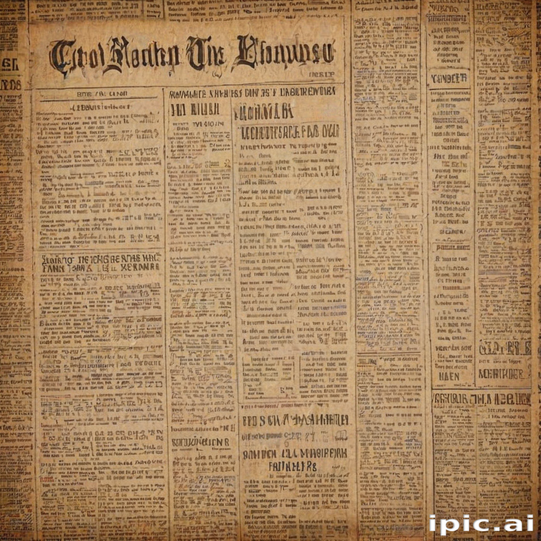 old newspaper background