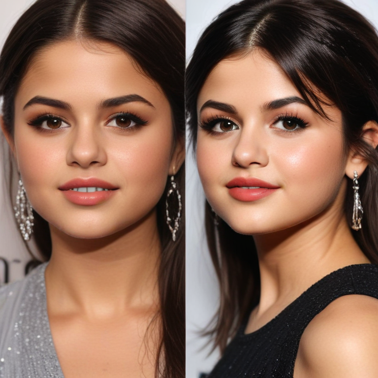 selena gomez before and after