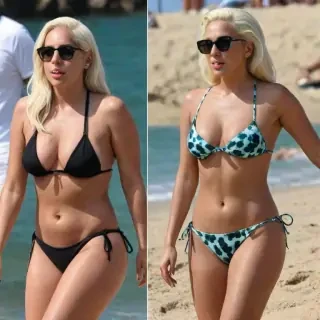 Lady Gaga in bikini