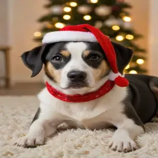 dog christmas photos