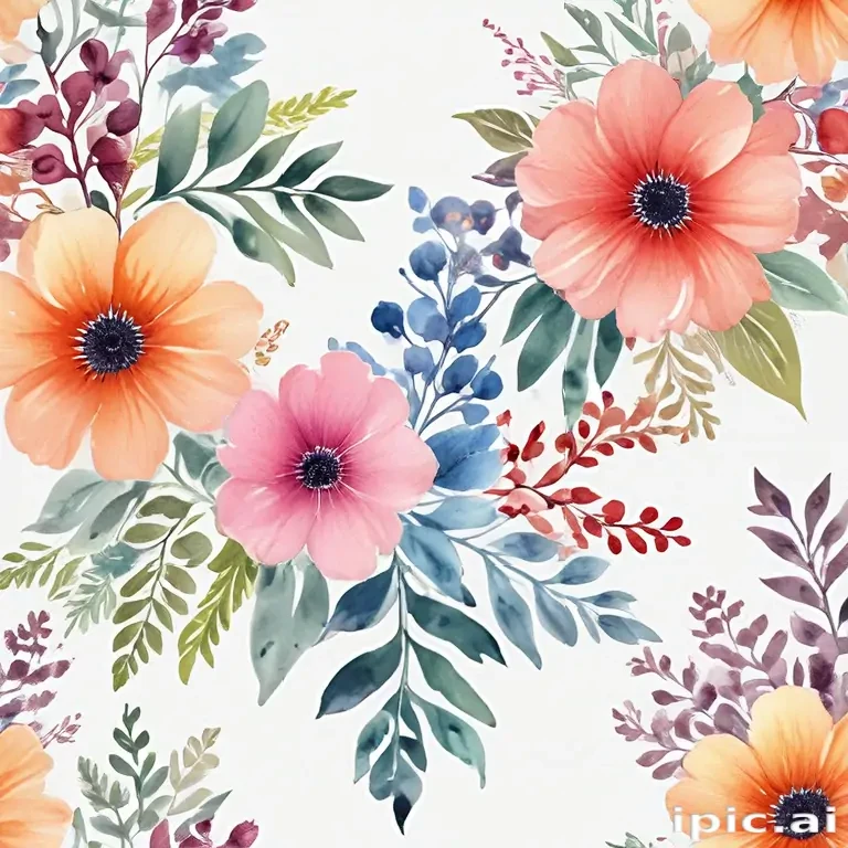 watercolor flowers png