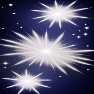 white sparkles png
