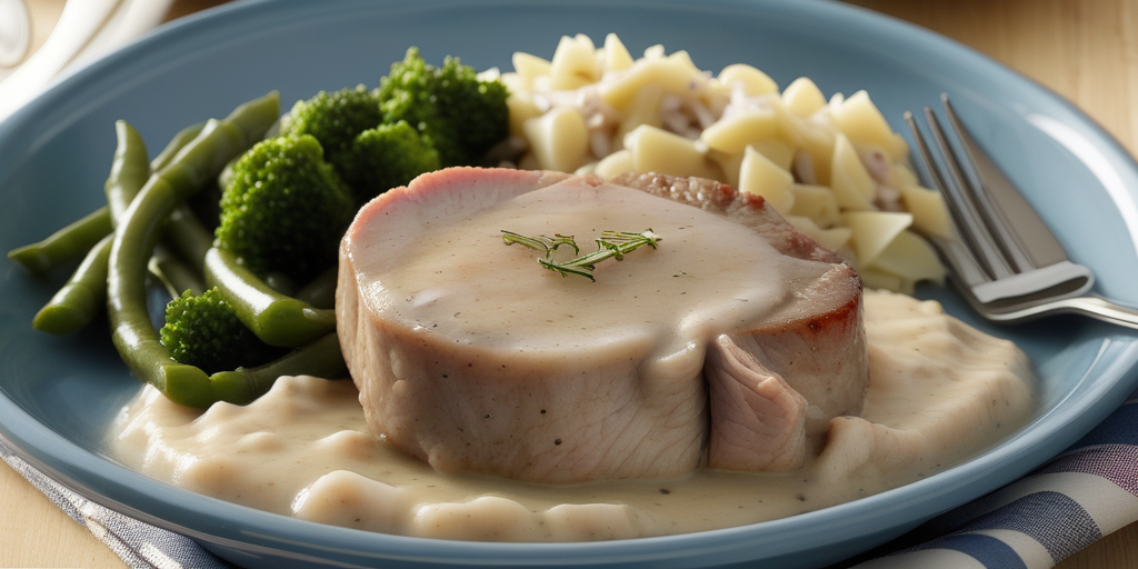 slow cooker pork chops and dressing