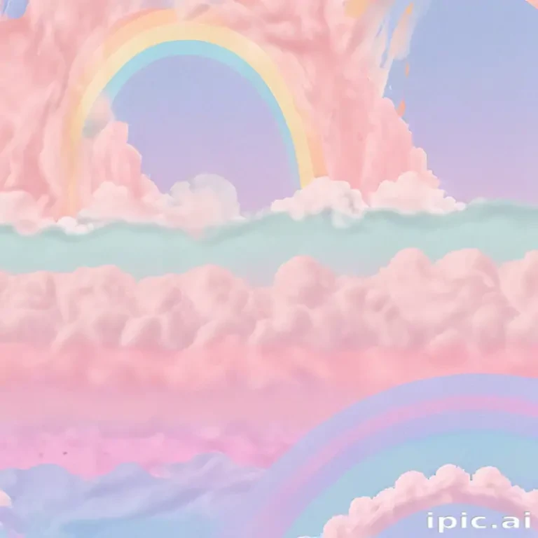 pastel rainbow aesthetic wallpaper