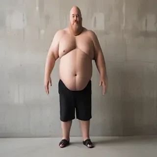 fat man black