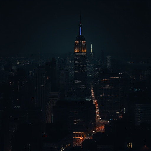 dark city background