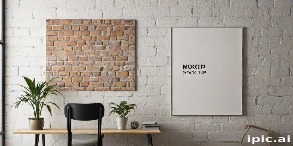 free wall art mockup