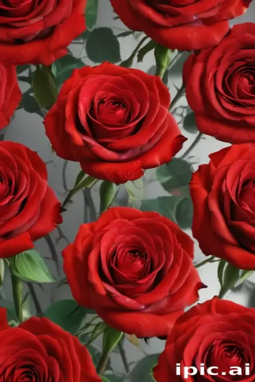 red rose background