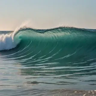 waves transparent