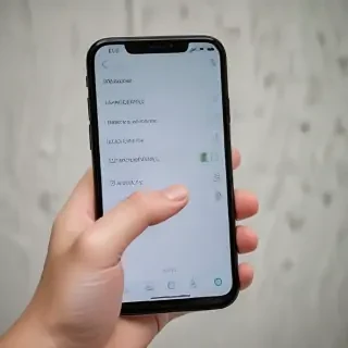 person holding phone