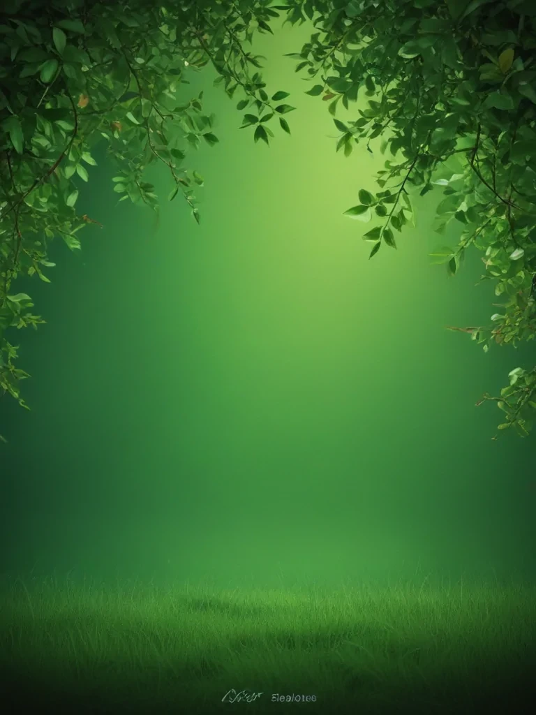 green background plain