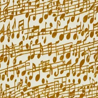gold music notes