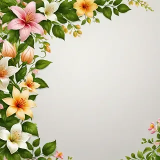 flowers border png