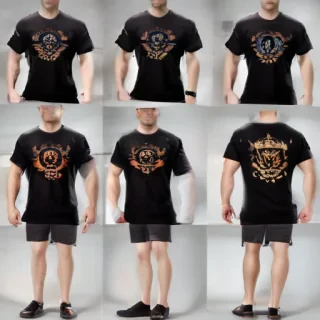 black t-shirt png