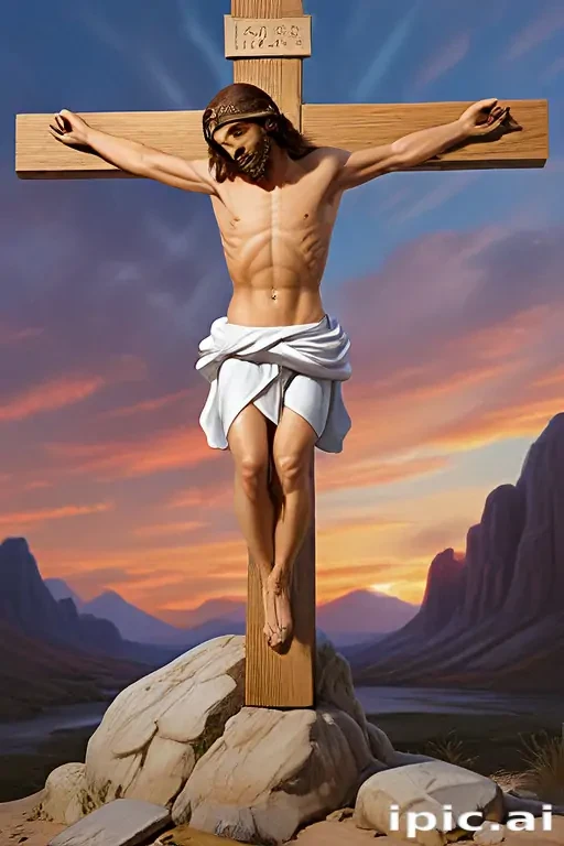 jesus on the cross clipart