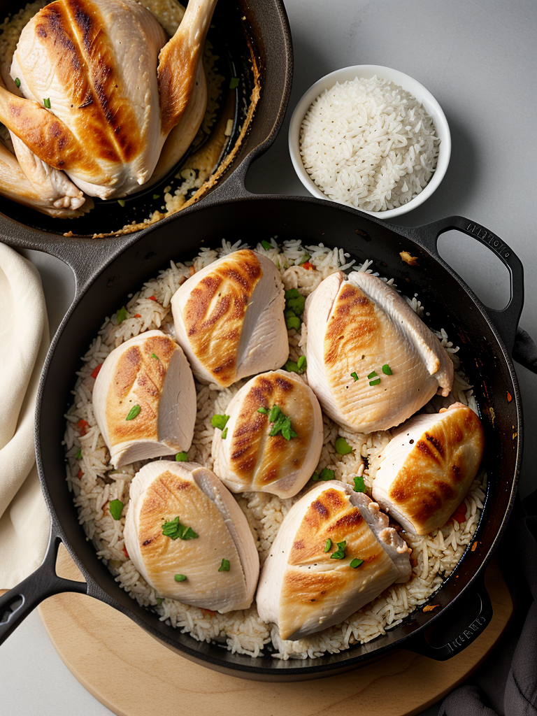 dutch oven chicken and rice