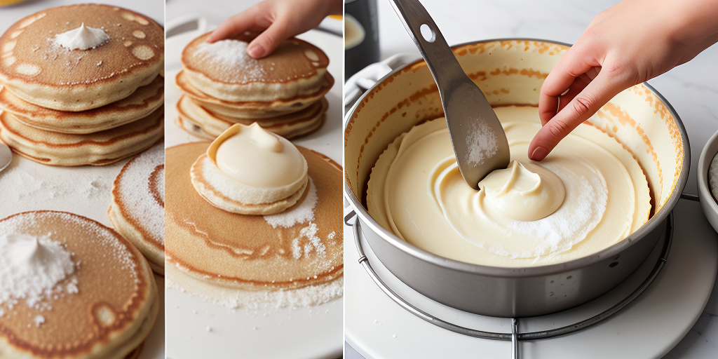 making biscuits with pancake mix